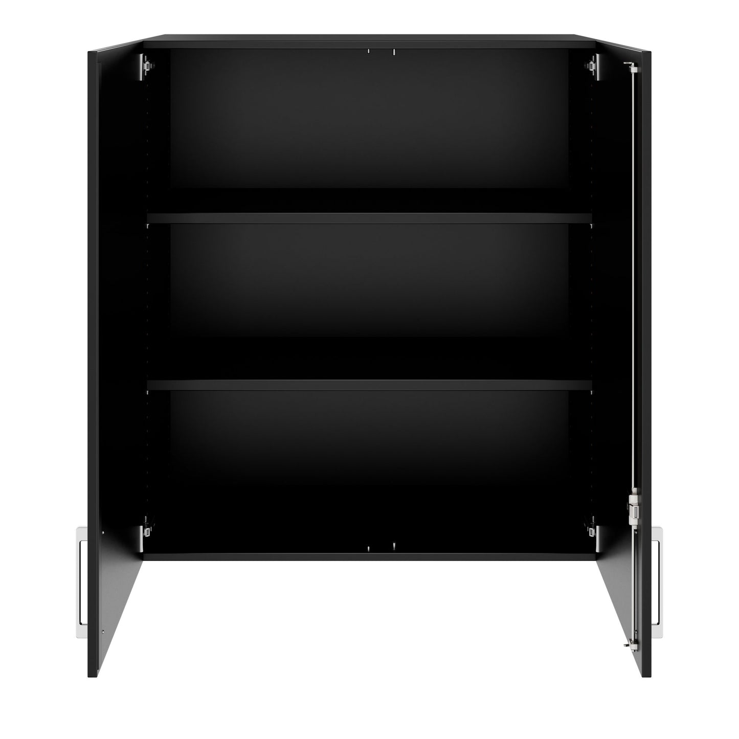 PRO top cabinet | 3 OH, 800 - 1200 x 1110 mm, soft close, black