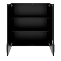 PRO top cabinet | 3 OH, 800 - 1200 x 1110 mm, soft close, black