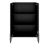 PRO top cabinet | 3 OH, 800 - 1200 x 1110 mm, soft close, black