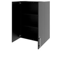 PRO Aufsatzschrank | 3 OH, 800 - 1200 x 1110 mm, Soft-Close, Schwarz