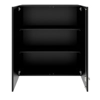 Armoire supérieure PRO | 3 OH, 800 - 1200 x 1110 mm, fermeture amortie, noir