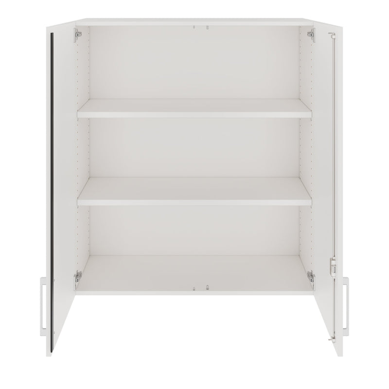PRO Top Cabinet | 3 OH, 800 - 1200 x 1110 mm, morbido, bianco - 3 Main Image