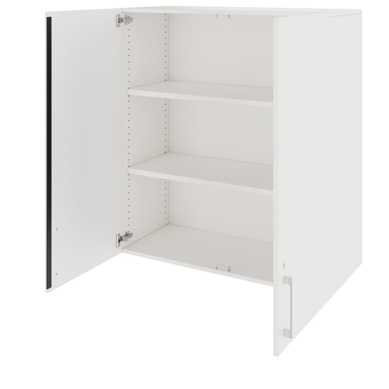 PRO Top Cabinet | 3 OH, 800 - 1200 x 1110 mm, morbido, bianco - 4 Main Image