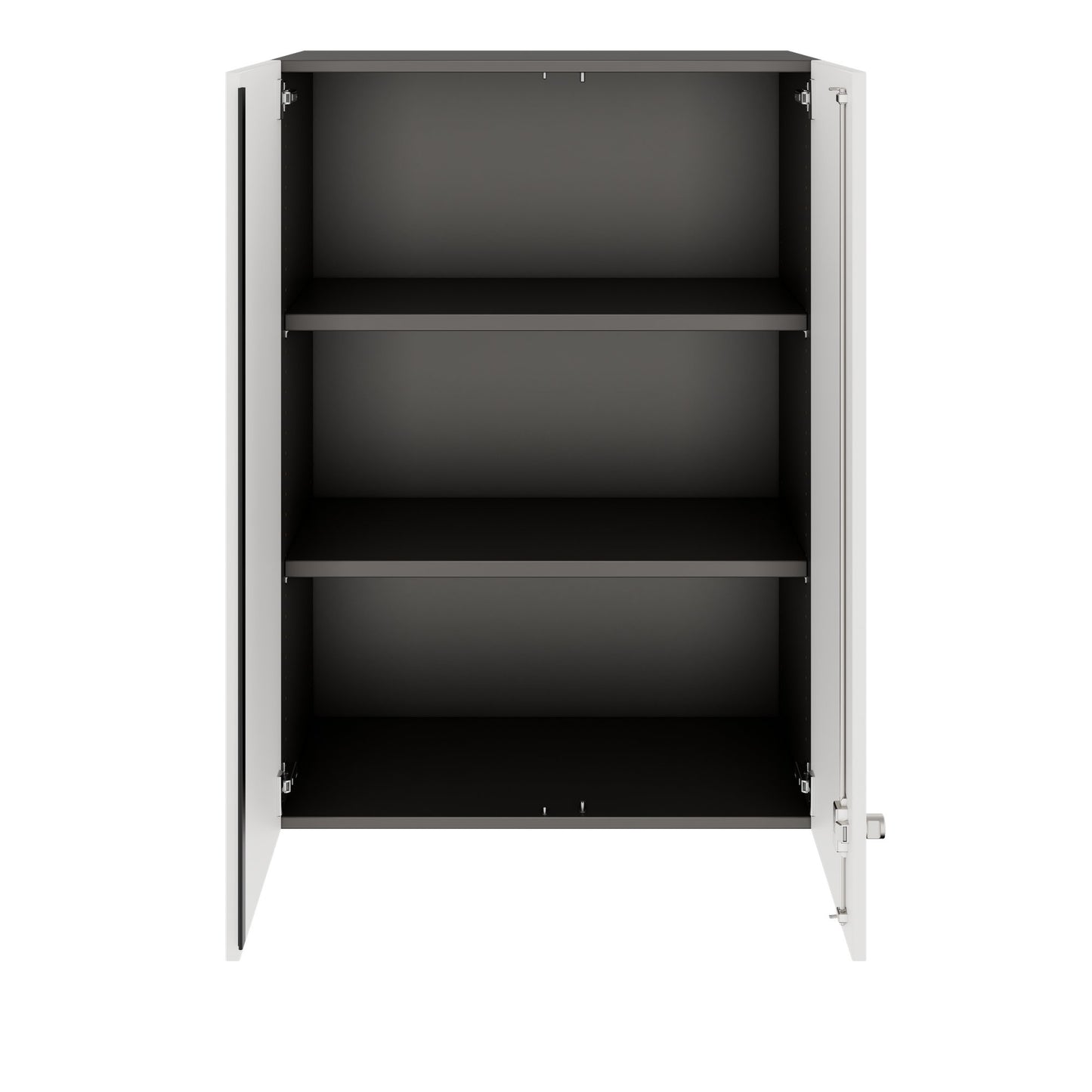 PRO Top Cabinet | 3 OH, 800 - 1200 x 1110 mm, morbido -close, grafite / bianco