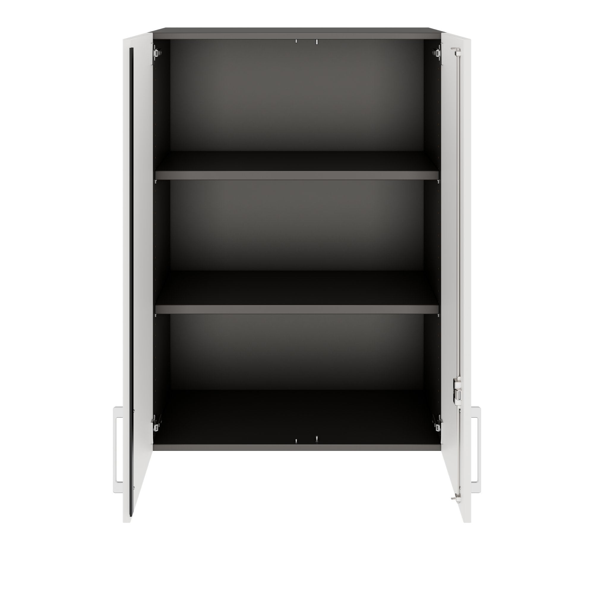PRO Top Cabinet | 3 OH, 800 - 1200 x 1110 mm, morbido -close, grafite / bianco