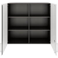 PRO Top Cabinet | 3 oh, 800 - 1200 x 1110 mm, soft -close, graphite / blanc