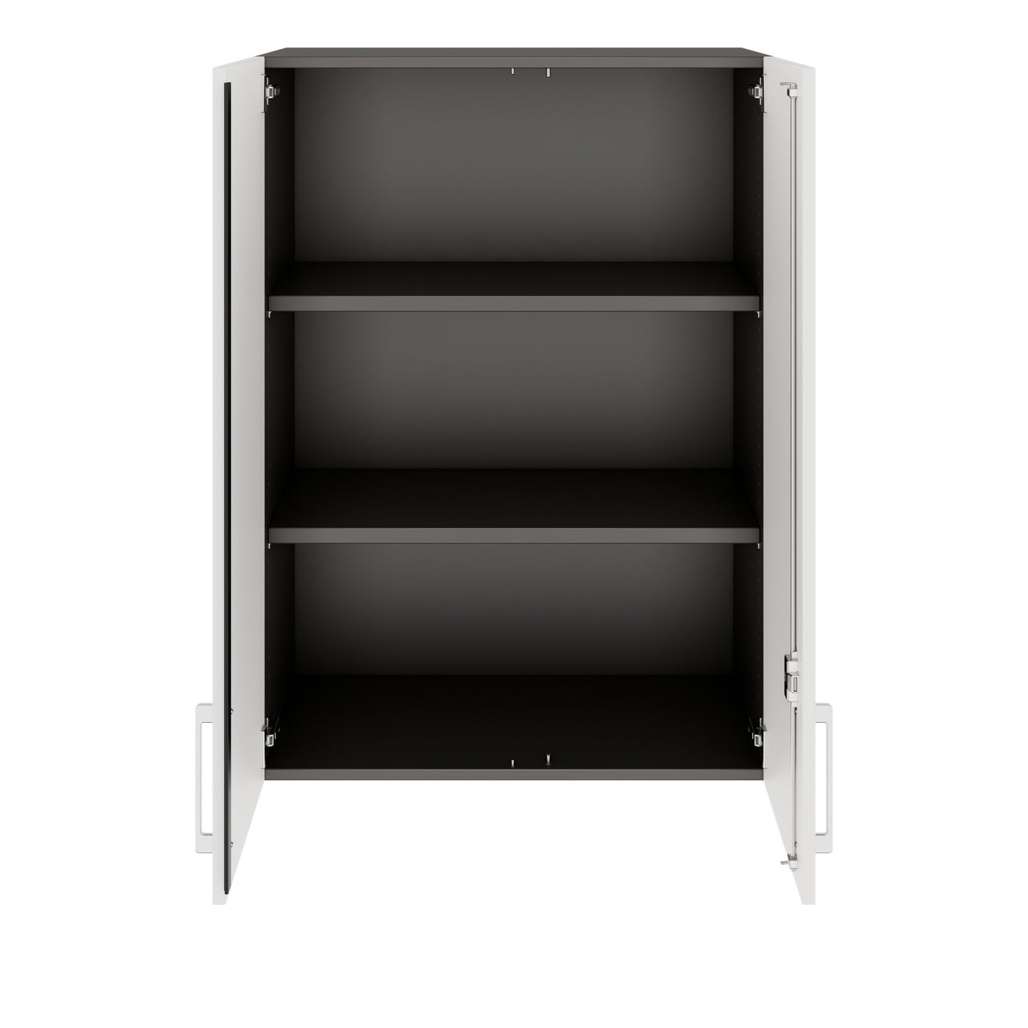 PRO Top Cabinet | 3 oh, 800 - 1200 x 1110 mm, soft -close, graphite / blanc