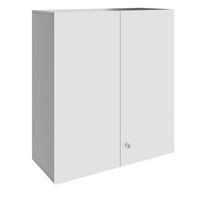 PRO Top Cabinet | 3 oh, 800 - 1200 x 1110 mm, soft -close, graphite / blanc