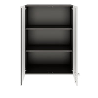 PRO Top Cabinet | 3 oh, 800 - 1200 x 1110 mm, soft -close, graphite / blanc