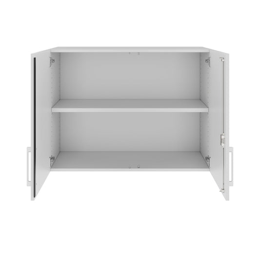 PRO Aufsatzschrank | 2 OH, 800 - 1200 x 740 mm, Soft-Close, Grau