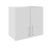 PRO top cabinet | 2 OH, 800 - 1200 x 740 mm, soft close, gray