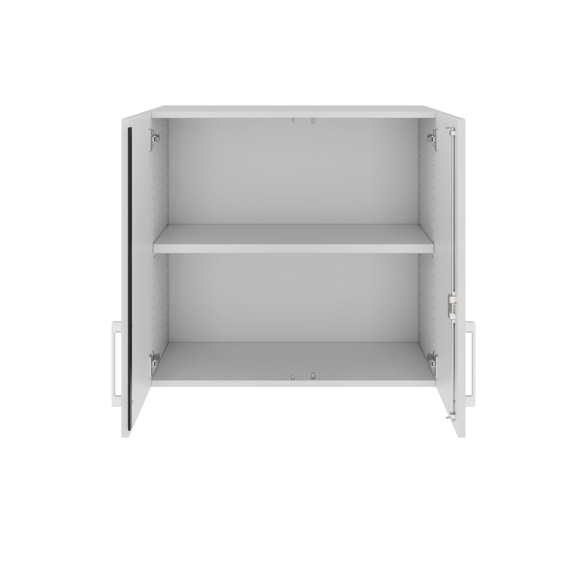 PRO top cabinet | 2 OH, 800 - 1200 x 740 mm, soft close, gray - 3 Lightbox Main Image