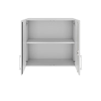 PRO Aufsatzschrank | 2 OH, 800 - 1200 x 740 mm, Soft-Close, Grau