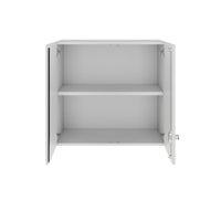 PRO Aufsatzschrank | 2 OH, 800 - 1200 x 740 mm, Soft-Close, Grau