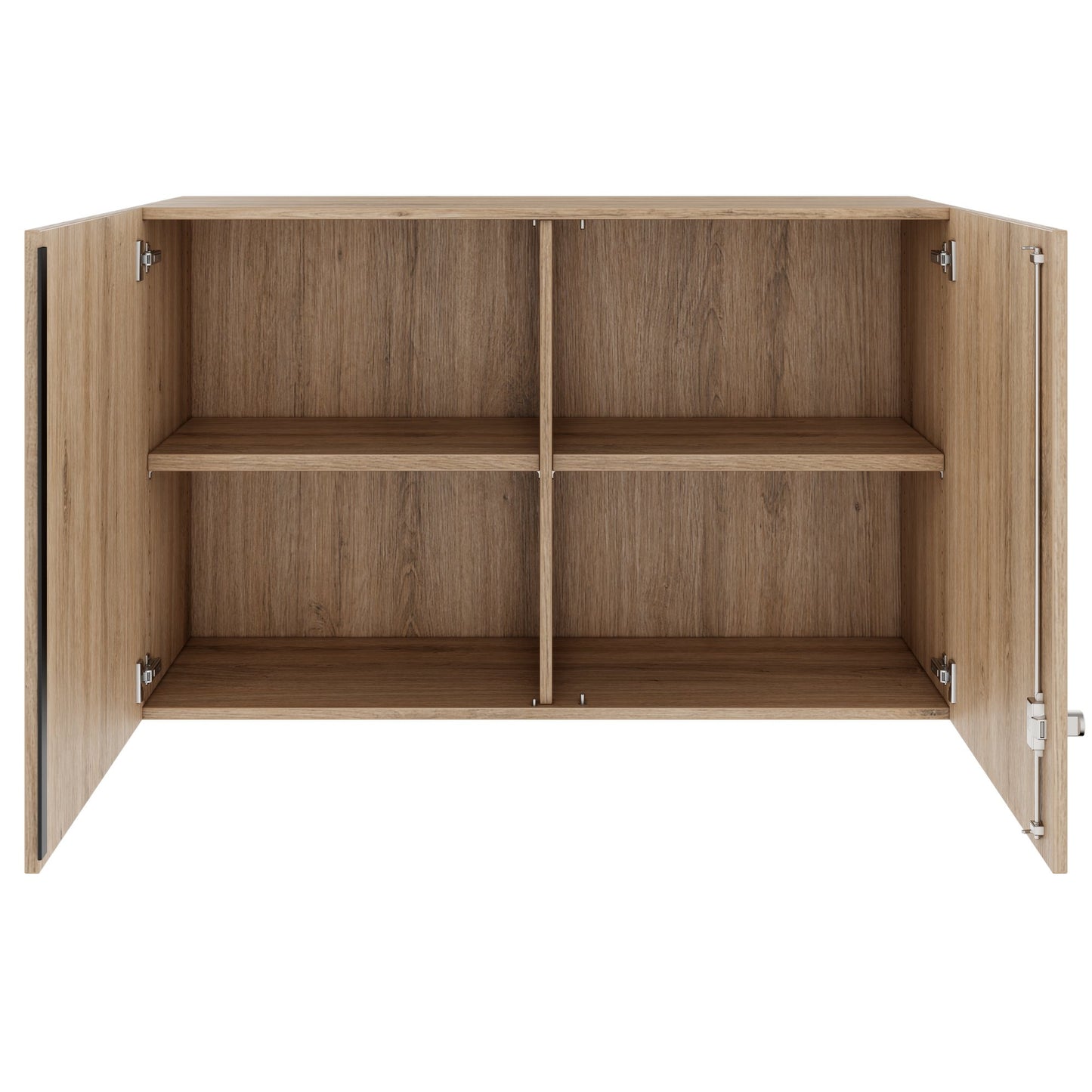 PRO Aufsatzschrank | 2 OH, 800 - 1200 x 740 mm, Soft-Close, Natureiche