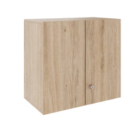 PRO Aufsatzschrank | 2 OH, 800 - 1200 x 740 mm, Soft-Close, Natureiche