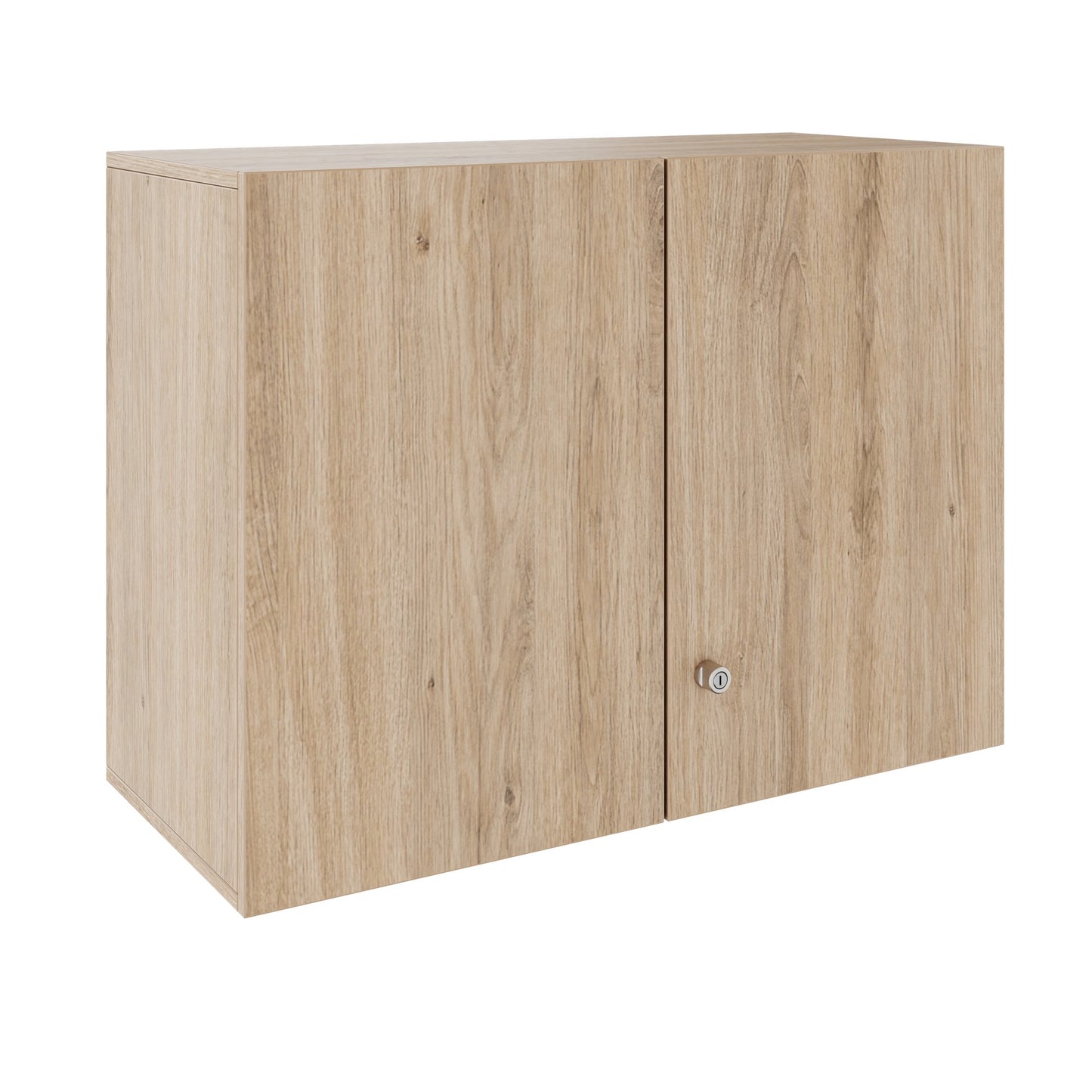 PRO Aufsatzschrank | 2 OH, 800 - 1200 x 740 mm, Soft-Close, Natureiche