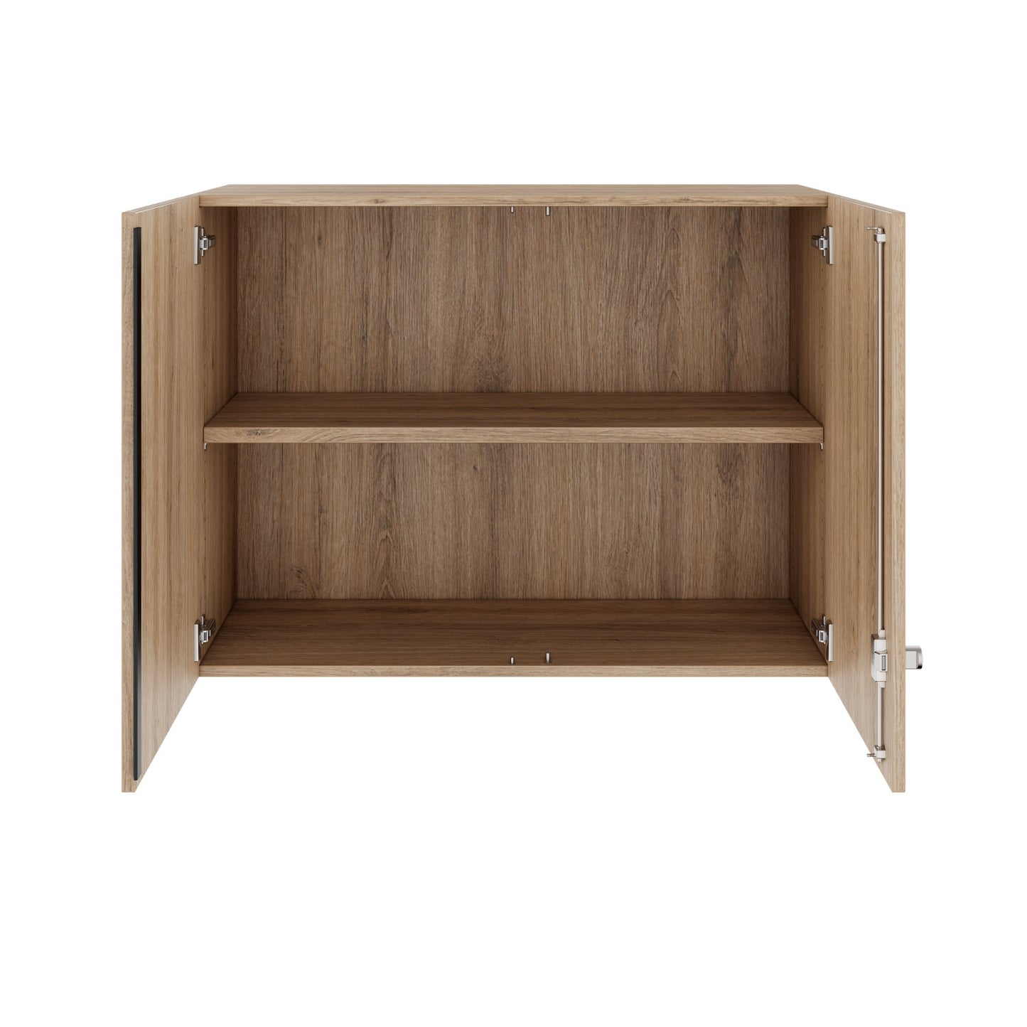 PRO Aufsatzschrank | 2 OH, 800 - 1200 x 740 mm, Soft-Close, Natureiche