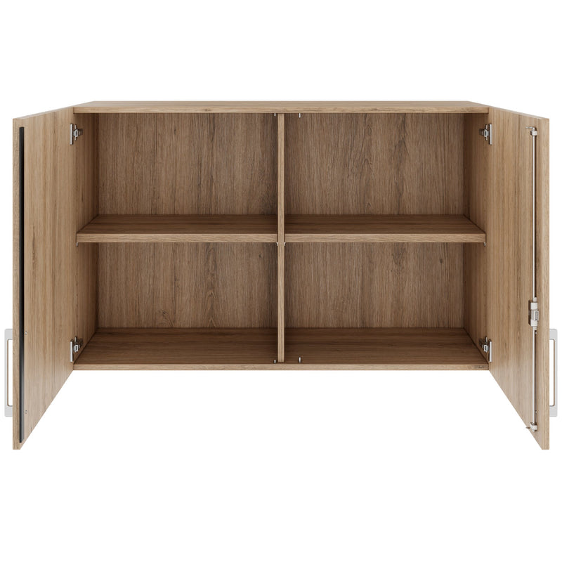 PRO Aufsatzschrank | 2 OH, 800 - 1200 x 740 mm, Soft-Close, Natureiche - 3 Main Image