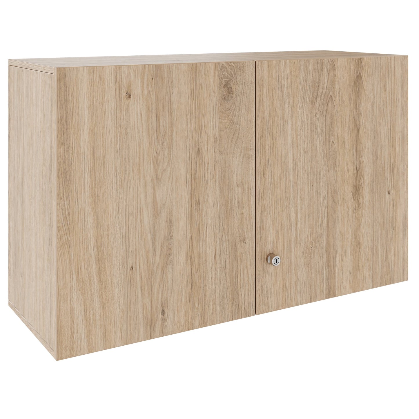 PRO Aufsatzschrank | 2 OH, 800 - 1200 x 740 mm, Soft-Close, Natureiche