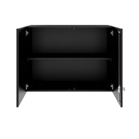 PRO top cabinet | 2 OH, 800 - 1200 x 740 mm, soft close, black