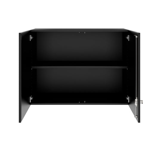 PRO top cabinet | 2 OH, 800 - 1200 x 740 mm, soft close, black