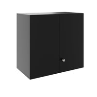 PRO top cabinet | 2 OH, 800 - 1200 x 740 mm, soft close, black