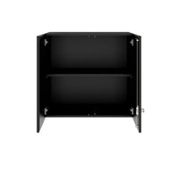 PRO top cabinet | 2 OH, 800 - 1200 x 740 mm, soft close, black