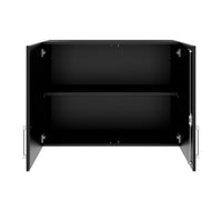 PRO top cabinet | 2 OH, 800 - 1200 x 740 mm, soft close, black