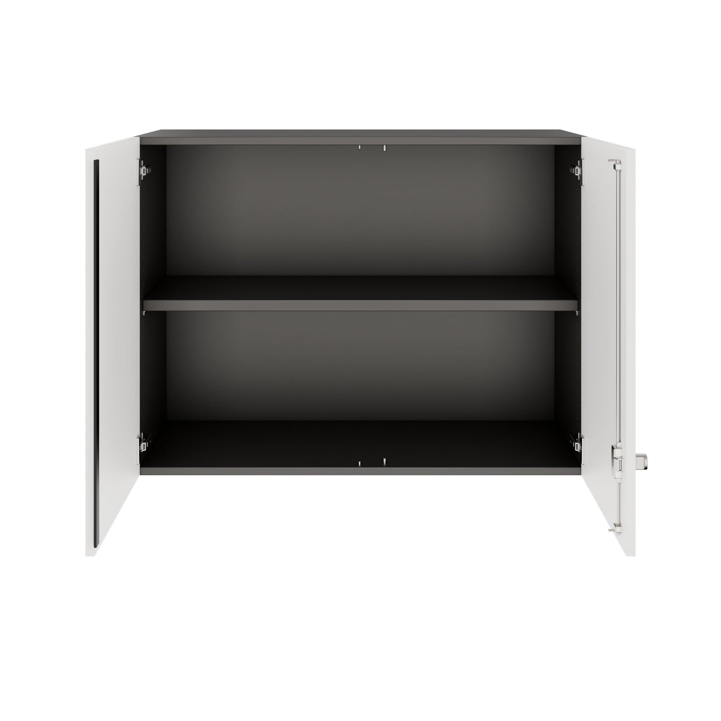 PRO Top Cabinet | 2 OH, 800 - 1200 x 740 mm, morbido -close, grafite / bianco