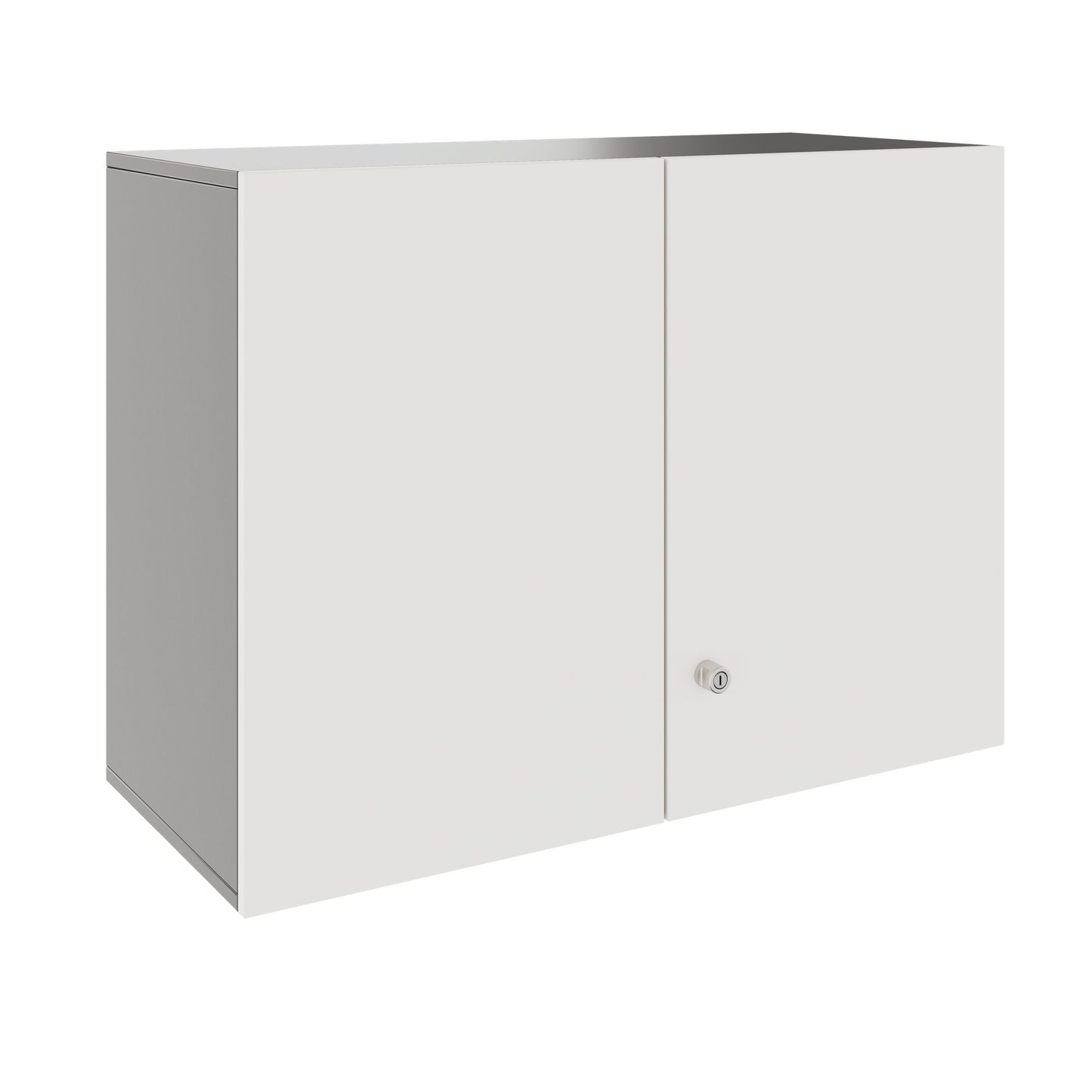 PRO Aufsatzschrank | 2 OH, 800 - 1200 x 740 mm, Soft-Close, Graphit / Weiß