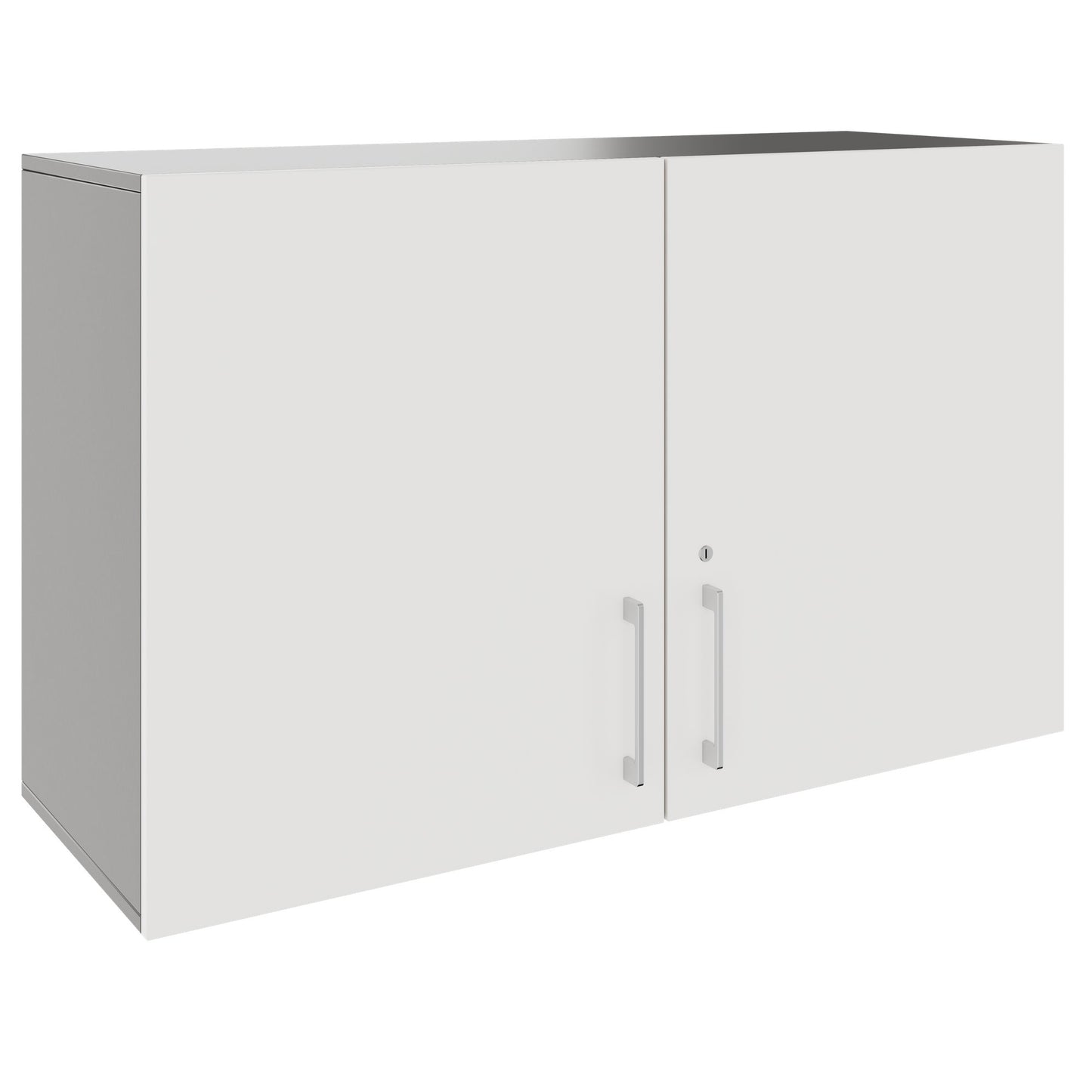 PRO Aufsatzschrank | 2 OH, 800 - 1200 x 740 mm, Soft-Close, Graphit / Weiß