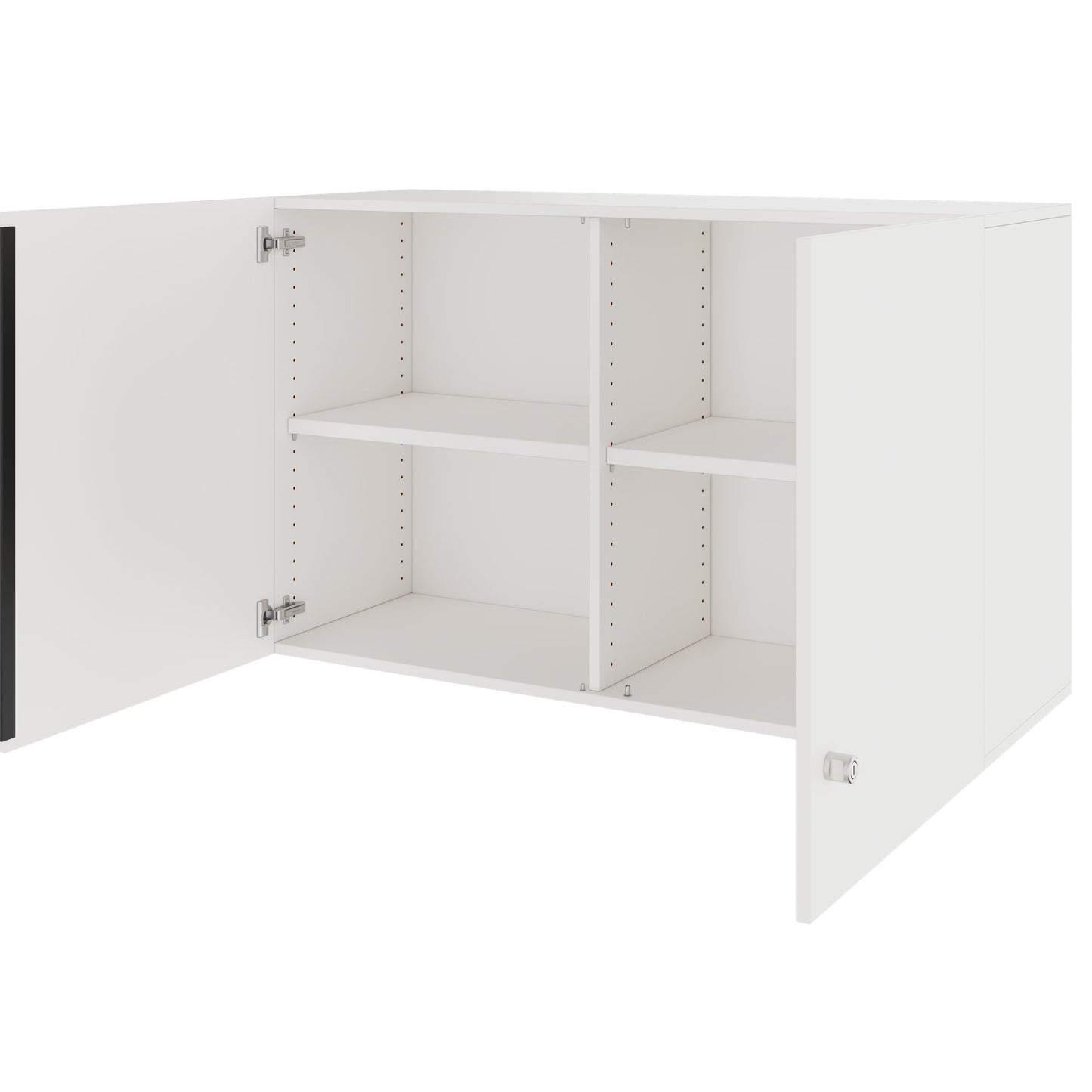 PRO Top Cabinet | 2 OH, 800 - 1200 x 740 mm, morbido -close, bianco