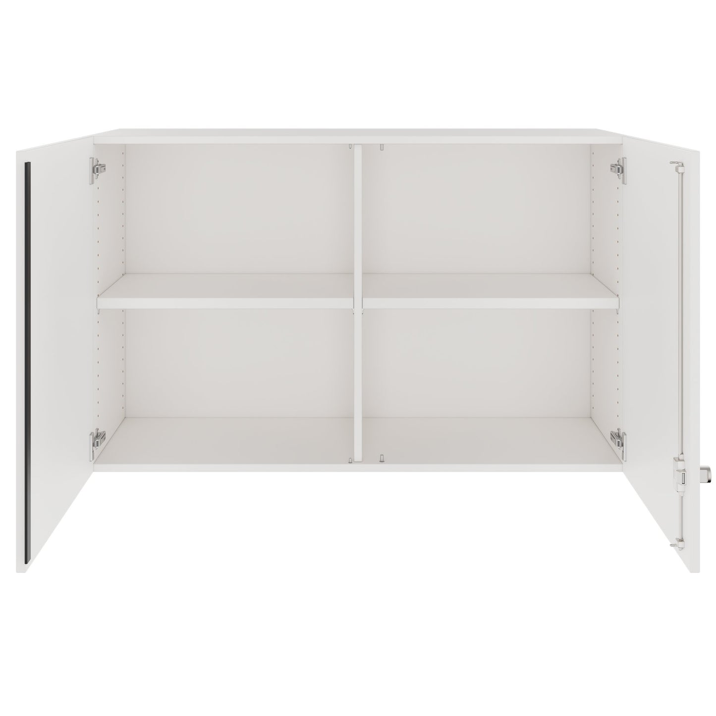 PRO Aufsatzschrank | 2 OH, 800 - 1200 x 740 mm, Soft-Close, Weiß