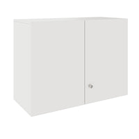 PRO Aufsatzschrank | 2 OH, 800 - 1200 x 740 mm, Soft-Close, Weiß