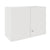 PRO Top cabinet | 2 Oh, 800 - 1200 x 740 mm, soft -close, white