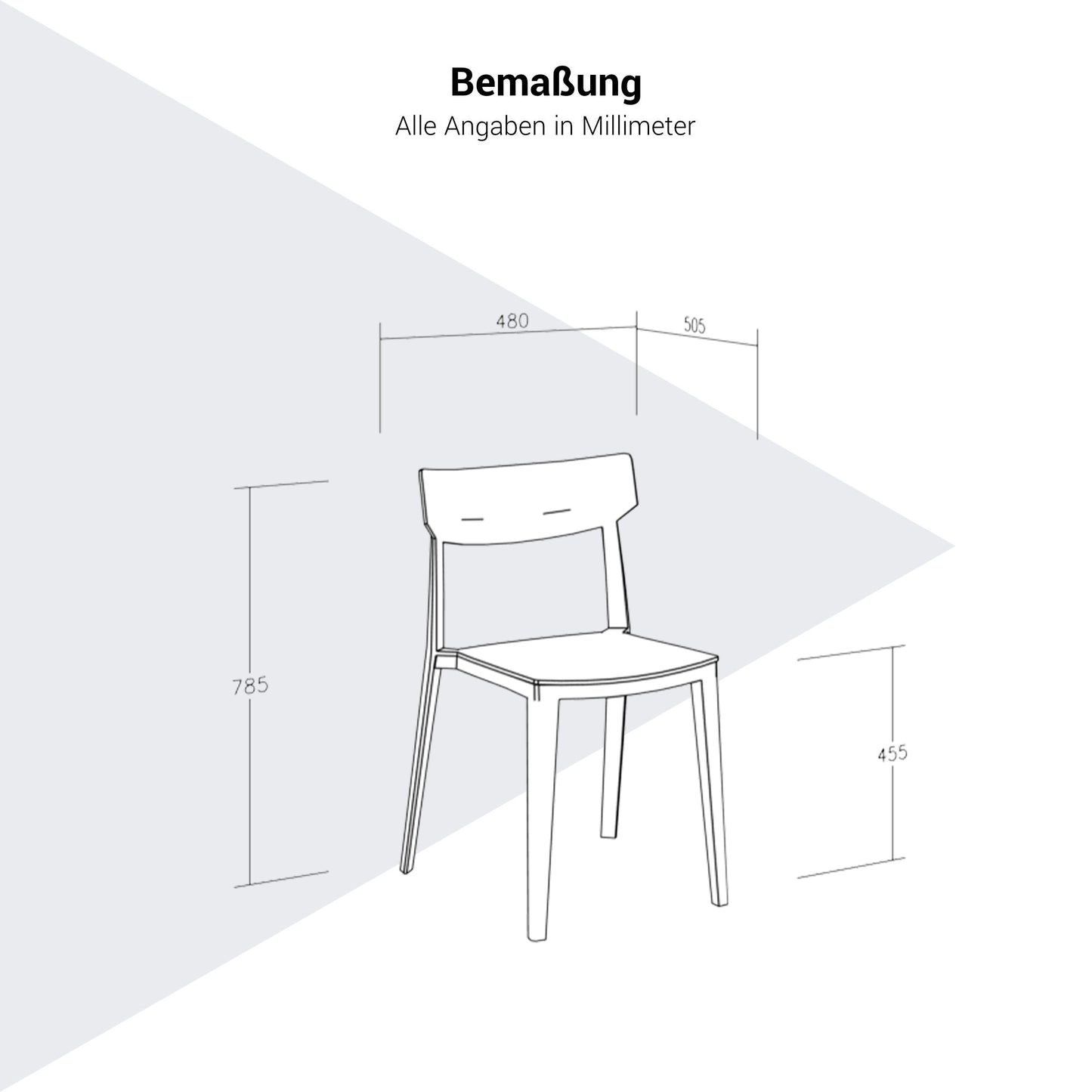 BONNIE Besucherstuhl | 4-Fuß-Gestell, moderne Farben