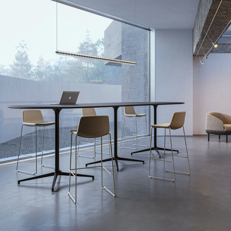 BOTANY Hochtisch | Metallgestell, oval, viele Farben - 6 Main Image