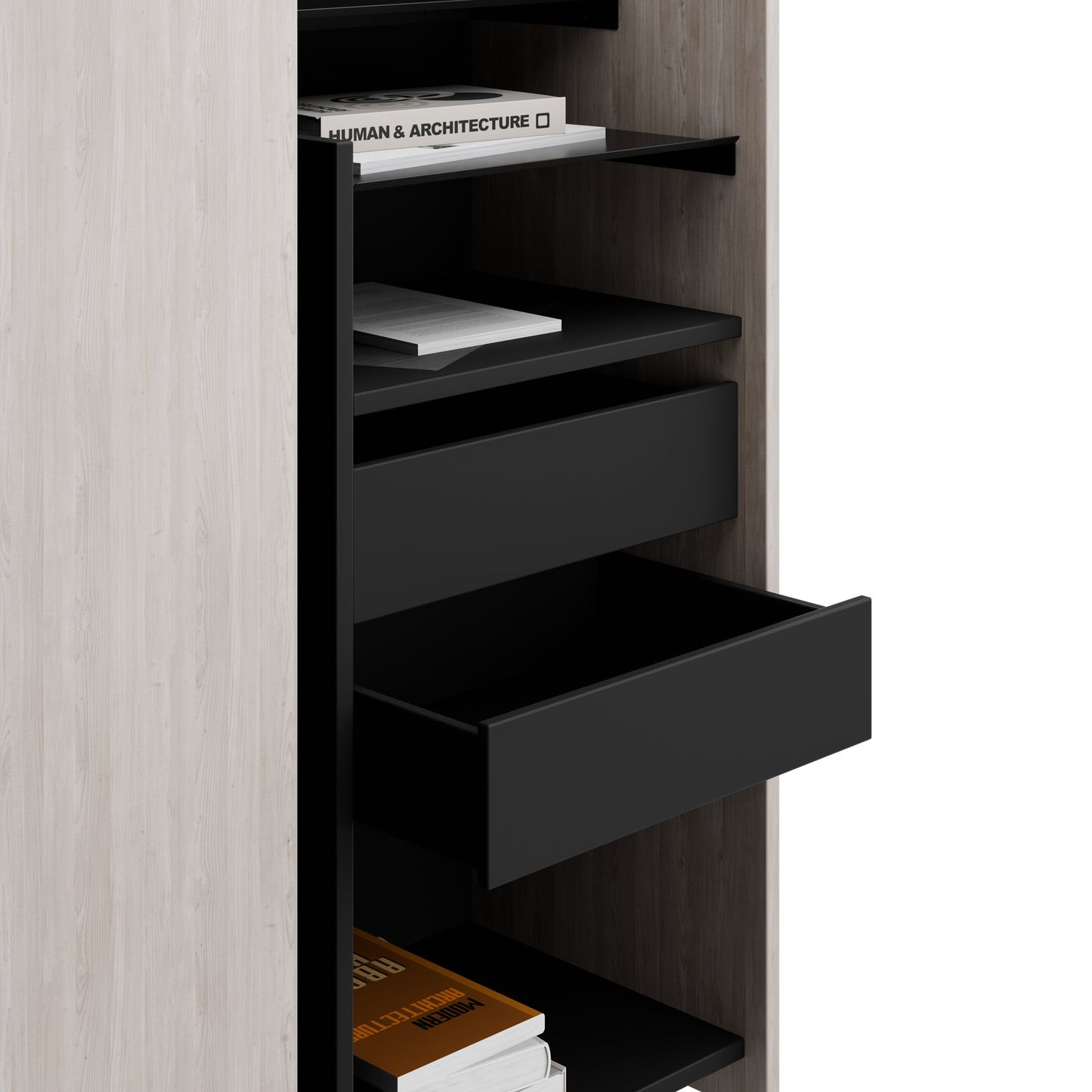 BOXI Apothekerschrank | Innenleben konfigurierbar, 420 x 800-820 x 1200 mm