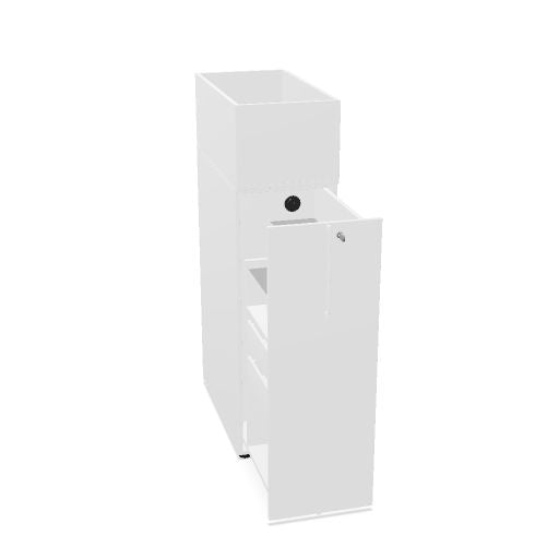BOXI Apothekerschrank | Innenleben konfigurierbar, 420 x 800-820 x 1200 mm