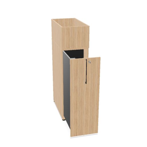BOXI Apothekerschrank | Innenleben konfigurierbar, 420 x 800-820 x 1200 mm
