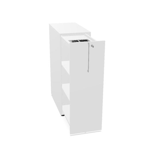 BOXI Apothekerschrank | Innenleben konfigurierbar, mit Stiftablage, 360-420 x 800-820 mm