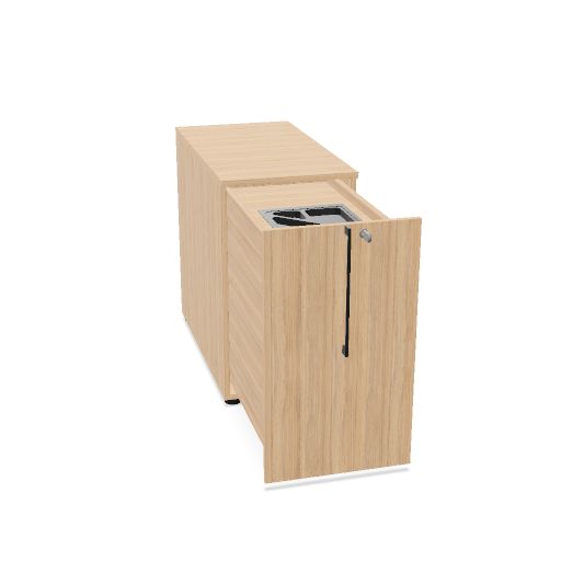 BOXI Apothekerschrank | Innenleben konfigurierbar, mit Stiftablage, 360-420 x 800-820 mm