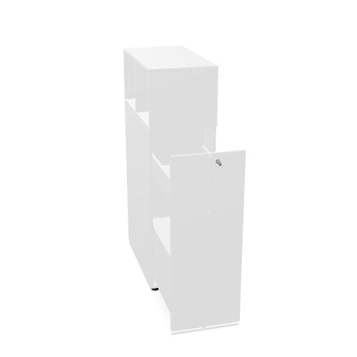 BOXI Apothekerschrank | Innenleben konfigurierbar, mit Stiftablage, 360-420 x 800-820 mm