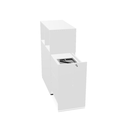 BOXI Apothekerschrank | Innenleben konfigurierbar, mit Stiftablage, 360-420 x 800-820 mm