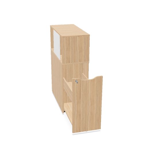 BOXI Apothekerschrank | Innenleben konfigurierbar, mit Stiftablage, 360-420 x 800-820 mm