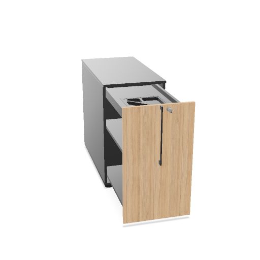 BOXI Apothekerschrank | Innenleben konfigurierbar, mit Stiftablage, 360-420 x 800-820 mm