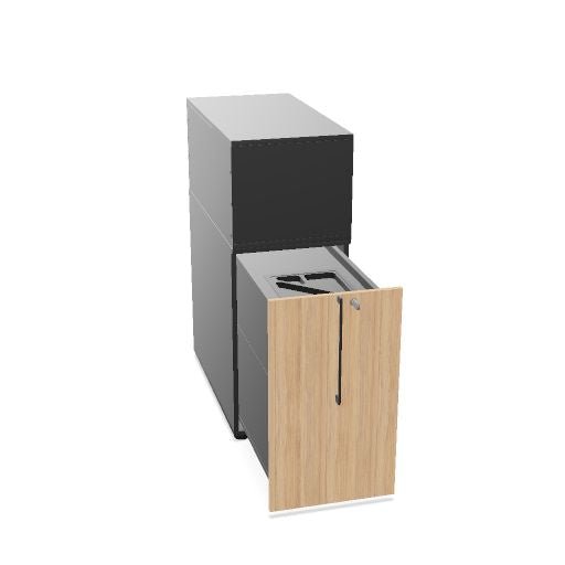 BOXI Apothekerschrank | Innenleben konfigurierbar, mit Stiftablage, 360-420 x 800-820 mm