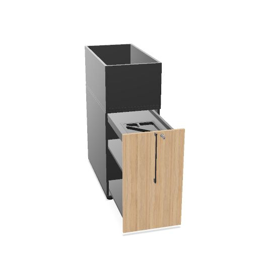 BOXI Apothekerschrank | Innenleben konfigurierbar, mit Stiftablage, 360-420 x 800-820 mm