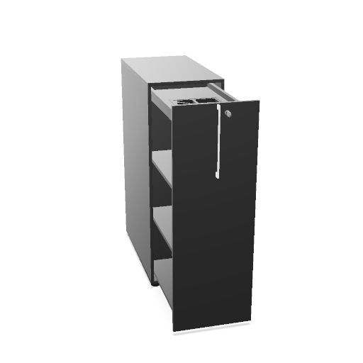 BOXI Apothekerschrank | Innenleben konfigurierbar, mit Stiftablage, 360-420 x 800-820 mm